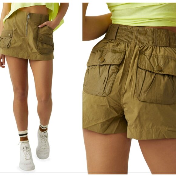 Free People Thru Hiker Skort \\ Size S // Silver Grey - Picture 12 of 12